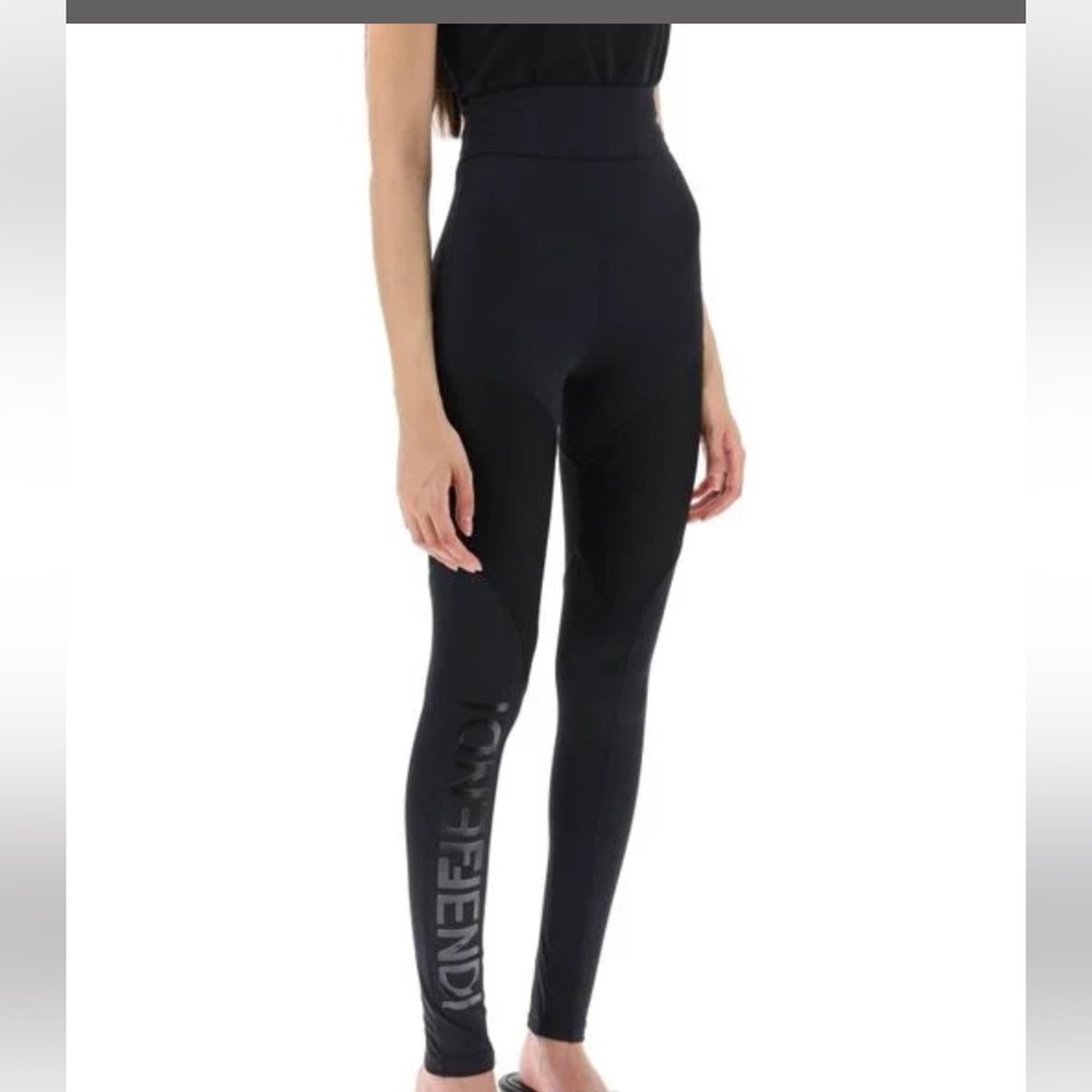 Fendi mirror black mesh legging - size small - NWT - Picture 5 of 10